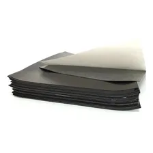 10 Folhas Imã Manta Imantada Adesivada A4 0,3mm Cor Preto Foto mini 3