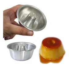 10 Forma AlumÃnio Para Mini Bolo E Pudim Redonda 170ml Foto mini 1