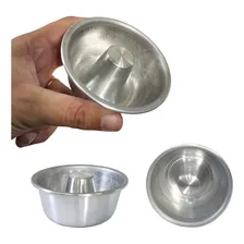10 Forma AlumÃnio Para Mini Bolo E Pudim Redonda 170ml Foto mini 4