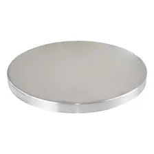 10 Forma Assadeira Pizza Profissional 25cm Aluminio Brotinho Cor Prateado Foto mini 3