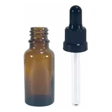 10 Frasco De Vidro Âmbar Conta Gotas 20ml Foto mini 1