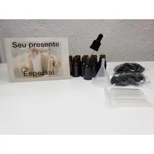 10 Frascos De Vidro Âmbar 10ml Com Conta Gotas De Vidro Foto mini  3