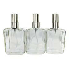 10 Frascos Perfume Vidro 100ml Válvula Spray Luxo Foto  mini 1
