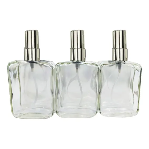 10 Frascos Perfume Vidro 100ml Válvula Spray Luxo Foto 1