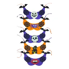 10 Gargantilha Pet Cachorro Eva Halloween Lacinho Pet Foto mini 4