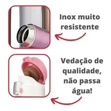 10 Garrafa Termica Inox 500ml Squeeze Inquebrável Atacado Foto mini 3
