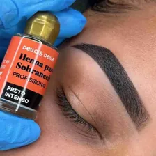 10 Henna Para Sobrancelhas Della E Delle 8g - Atacado! Cor Castanho Escuro Foto mini 3