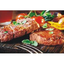 10 Kit Churrasco Com 10 Pratos Branco 10 Garfos E 10 Facas Foto mini  3
