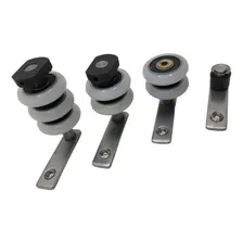 10 Kits Roldana Para Cortina De Vidro Sacada Com Regulagem Foto mini 1