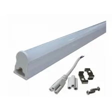 10 Lampada Led Tubular T5 30cm 6000k Base/calha Completa Luz Branco-frio 127/220v Foto mini  2