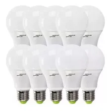 10 Lampada Super Led 12 Watt Bulbo Pera Residencial Comercia Cor da luz Branco-frio 110V/220V (Bivolt) Foto mini 1