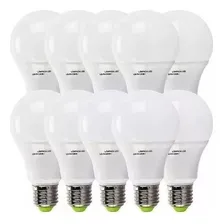 10 Lampada Super Led 9 Watt Bulbo Pera Residencial Comercial Cor Da Luz Branco-frio 110v/220v (bivolt) Foto mini 3