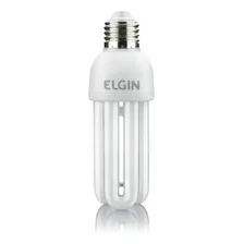10 Lampadas Compacta Elgin 3u 15w 220v E27 Branco Frio Foto  mini 1