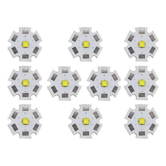 10 Led Cree Xt-e Xte 5 W Branco Frio Neutro Quente Cor da luz Branco-natural Foto 1