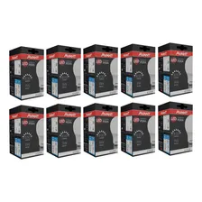 10 Lâmpada 9w Led E27 6500k Branca Fria Bulbo A60 Avant Foto mini 1