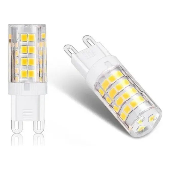 10 Lâmpada Halopin Led G9 5w Branca Quente Bivolt+10 Soquete Luz Branco-quente 110v/220v Foto 1