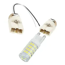 10 Lâmpada Halopin Led G9 5w Branca Quente Bivolt+10 Soquete Luz Branco-quente 110v/220v Foto mini  3
