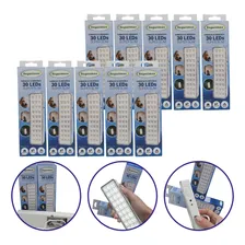 10 LuminĂĄria Luz Lampada De EmergĂȘncia 30 Leds Segurimax Foto mini 1