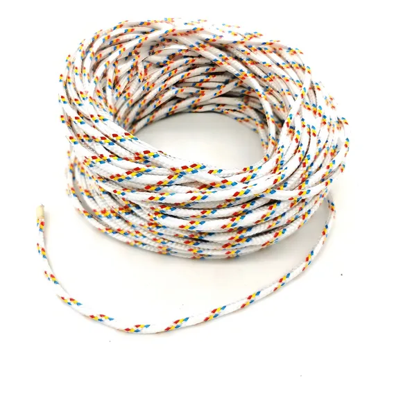 10 Metros De Corda 5mm Polipropileno Trançada Cores Sortidas Foto 1