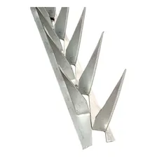 10 Metros De Lança Dupla Galvanizada Para Muro Espeto Ninja Foto mini 3