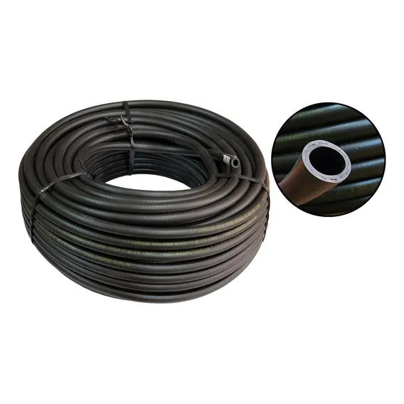 10 Metros Mangueira Borracha Para Compressor 1/2 Pol 300 Psi Cor Preta Foto 1