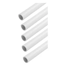 10 Metros Tubo Eletroduto Condulete 3/4'' Branco Foto mini 1