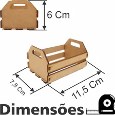 10 Mini Caixote Caixotinho Mdf Cru Lembrancinha Decoração Foto mini 2