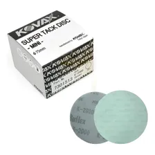 10 Mini Discos Lixa Sem Furos 3 75mm K-2000 Green Kovax Foto  mini 1