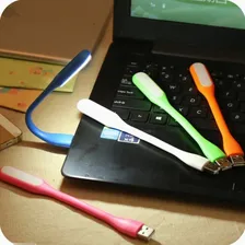 10 Mini Luminária Led Usb Flexível Luz Leitura Quarto Escuro Foto  mini 1