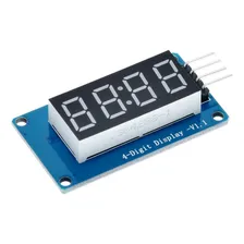 10 Módulo Display 7 Segmentos 4 DÃgitos Tm1637 Para Arduino Foto mini 1