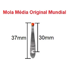 10 Molas Média + 10 Paraf. Original Mundial Dos Alicate CutÃcula 522/ 722/ 772/ 777 Foto mini 2