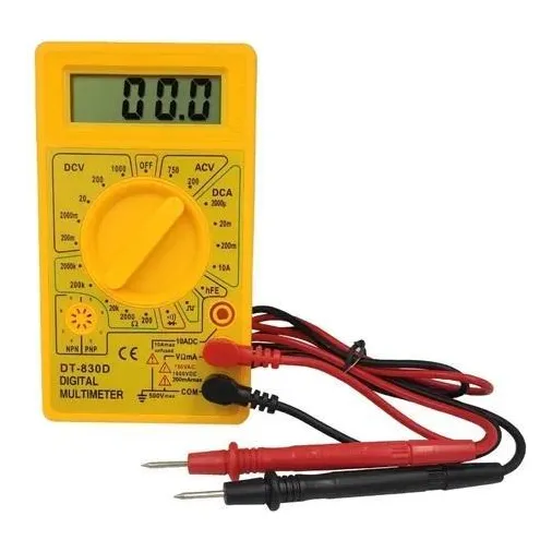10 MultÃmetro Digital Lcd Profissional Bateria 9v Atacado Foto 1