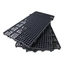 10 Palete / Pallets / Pisos E Estrados Em Plástico Cinza Foto  mini 1