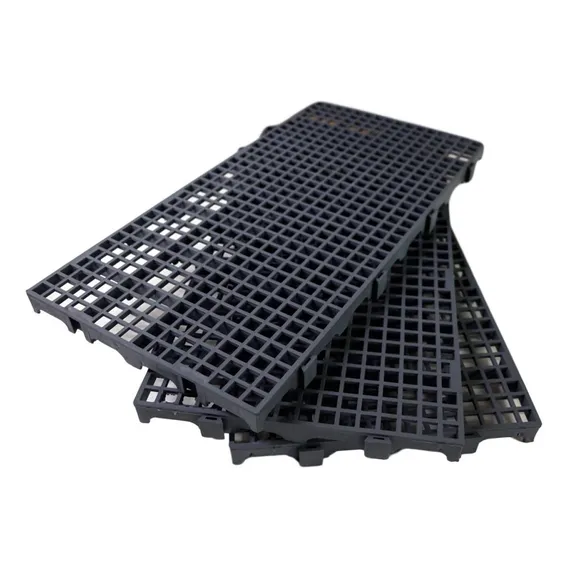 10 Palete / Pallets / Pisos E Estrados Em Plástico Cinza Foto 1