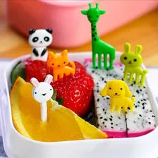10 Palitos Petisco Infantil Bichinhos Lancheira Saudável Top Foto mini 2