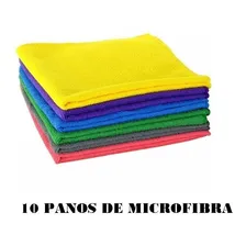 10 Pano Microfibra Polimento Limpar Carro Automotivo Atacado Foto mini 1