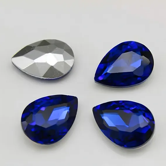 10 Pcs Chaton Em Gota 13*18mm Copo De Cristal Comprimento 18 Mm Cor Cor 05 Diâmetro 13 Mm Foto 1