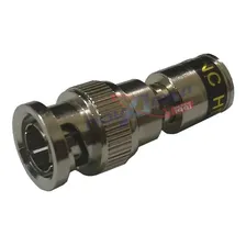 10 Pçs Conector Bnc Hd Para Cabo 3mm - Profissional Foto mini 1