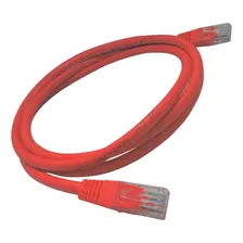 10 Pçs Patch Cord Cat6 Vermelho Cabo Rede Utp FlexĂvel 1,5m Foto mini 2