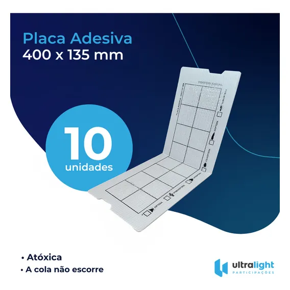 10 Pçs - Refil 400x135 Mm Armadilha Pega Mata Mosca Mosquito Foto 1