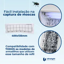 10 Pçs - Refil 400x135 Mm Armadilha Pega Mata Mosca Mosquito Foto mini 2