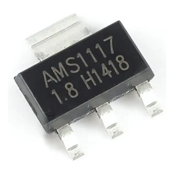 10 Pçs Regulador Tensão Ams1117 1.8v 1a Ams1117-1.8 Lm1117 Foto 1
