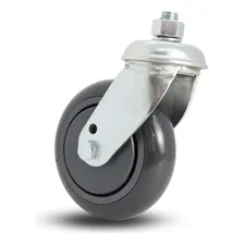 10 pçs roda rodízio 412 carrinho supermercado giratório Yorkplast Foto mini 3