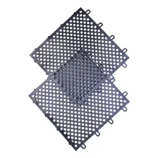 10 Pçs Tapete Estrado Pvc Antiderrapante Piso Para Box Canil Triboshop Cor Preto Foto  mini 1