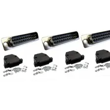 10 Peças - Conector Db25 Macho + Capa + 10 Db25 Femea S/capa Foto mini 1