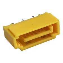 10 Peças Conector Sata Amarelo 7 Vias Solda Placa Foto mini 1