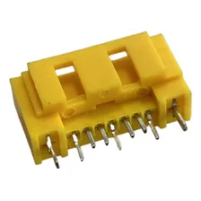10 Peças Conector Sata Amarelo 7 Vias Solda Placa Foto mini 2