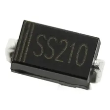 10 Peças Diodo Ss210 - Sr2100 - 2a 100v Sr210 Smd - Sma Foto mini 1