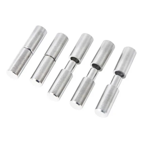 10 Peças Dobradiça Aço Inox 304 Não Passante (gonzo De 5/8') Foto 1