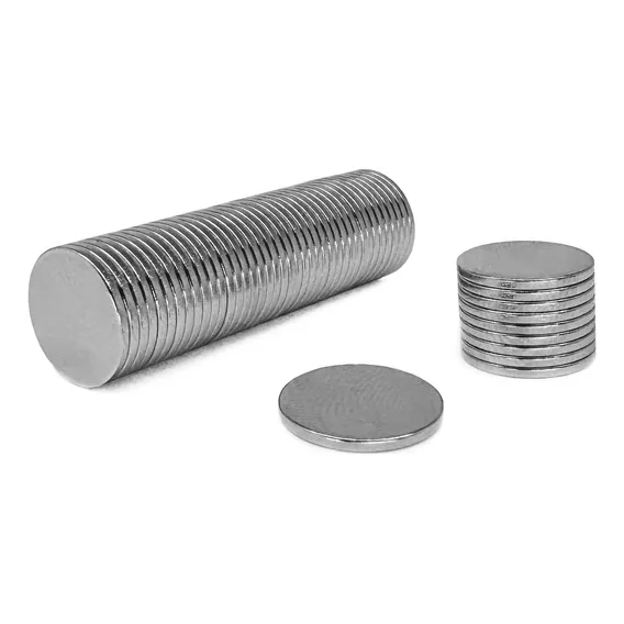 10 Peças Ímã Neodímio 12x1mm Super Forte 12mm X 1mm Redondo Foto 1
